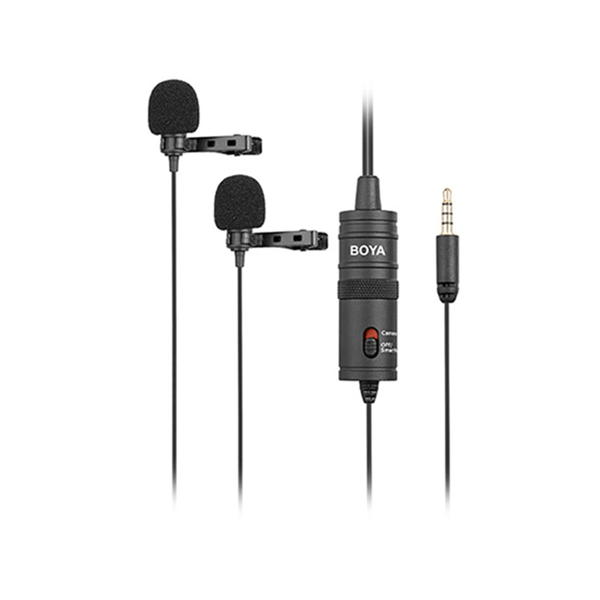 BOYA BY-M1DM Dual Omnidirectional Lavalier Microphone