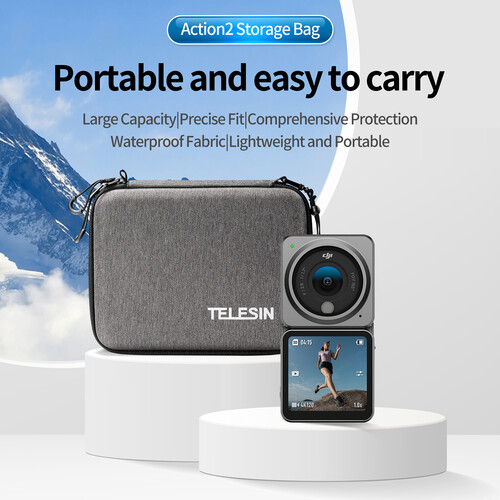 Telesin case with wrist strap Action 2 7